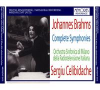 チェリビダッケ指揮ミラノ・イタリア放送交響楽団 ブラームス:交響曲全集