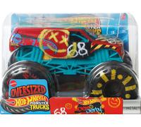 Hot Wheels Monster Trucks, camion monstre surdimensionné, échelle 1:24 moulé sous pression avec roues géantes et designs cool