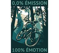 0,0% Émission 100% Émotion: Carnet de cyclisme | Journal d'entrainement Vélo | Notez vos Sorties ou Sessions, Suivez vos performances et améliorez ... pour Cycliste et amoureux de Bicyclette.
