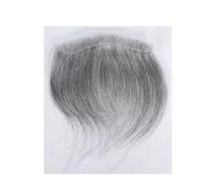 0.06mm Brown Straight Mans Toupee V Style Frontal Hairline For Men 16cm Human Hairs Ultra Thin Skin PU Men's Capillary Prosthesis Hairline Fine(16x2.5cm,Grey)