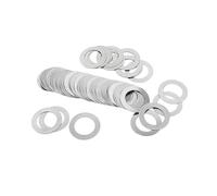 0.1/0.2/0.3/0.5/1mm M2 M3 M4 M5 M6 M7 M8 M9 M10 M12 -M40 DIN988 304 joint de cale réglage en acier inoxydable rondelle plate Ultra mince(M20x28xThick 10pcs,0.5mm thick)