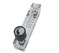 0.1-0.4 0.1-1 0.5-5 1-10 1.5-15 2-20L/min LZM-6T N2 débitmètre d'azote rotamètre avec Valve enfichable pression de Tube de 6mm 0,1Mpa(0.1-1L Per min)