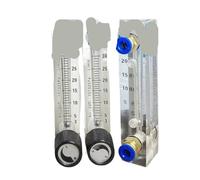 0.1-1 0.2-2 0.3-3 1-10 3-30 100-1000LPM LZM-6T débitmètre d'air rotamètre avec vanne de commande 6 8 10mm Tube enfichable(10mm Push In,LZM-6T AIR_100-400ML PER MIN)