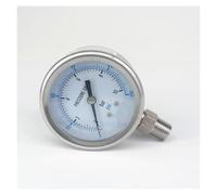 0-10bar 1/8" NPT Male 60mm Dial Pressure Gauge 304 Stainless Bar PSI N2 Steam Brewing Pneumatic Accuracy Class 2.5%