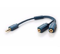 0,10M Clicktronic Casual MP3 Prise 3,5Mm Y Adaptateur Pour 2 Casques 0,1M