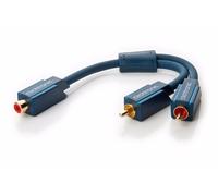 0,10M Clicktronic Casual Y Cinch RCA Adaptateur Pour Subwoofer 0,1M
