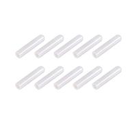 0.11 pouce ID Haute Température En Caoutchouc De Silicone Capuchon De Protection Embout En Silicone Blanc Parfait pour Revêtement En Poudre Anodisation Placage 10 pcs