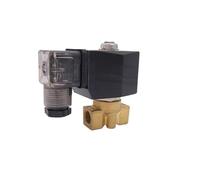 0-120bar/90bar/50bar/35bar 2 Way High Pressure Air Solenoid Valve 1/4" BSP 12V 24V DC Normal Close PG Brass Water Valve(025 35bar,AC110V)