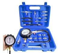 0-140 PSI Manomètre de carburant : Kit de testeur de pression de carburant TU-114, pompe d’injection de pression, testeur de pression pour essence, auto, camion, moto, outil de diagnostic, détection