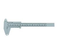 0-150mm/0-6 pouces Vernier Caliper Mini outil de mesure de tatouage en plastique pour la mesure des sourcils et des lèvres