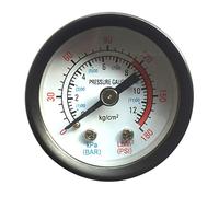 0 ~ 180 PSI 0-12 bar Manomètre de pression d'air utilitaire raccord raccord pour compresseur d'air eau huile diamètre 4,2 cm