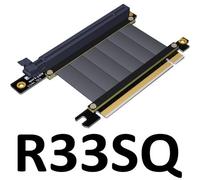 0.1m R33SQ Câble d'extension de carte graphique Pcie x16 pci-e 16x, pour châssis Antec CoolMaster Corsair Gigabyte MSI PHANTEKS Deepcool Segotep TT Nipseyteko