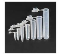 0.2/0.5/1.5/2/5/7/10ml Sample Container Test Tubing Vial Plastic Centrifuge Tube with Cap for Kinds Experiment(7ml 200pcs)