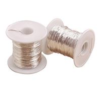 (0.2-0.5mm) Artisanat en Fil d'argent Sterling, Fil d'argent Fin 999, Rond pour l'enroulement de Fil, la Sculpture, Le Bricolage de Passe-Temps,0.2mm,3m