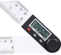 0-200mm Règle d'angle multifonctionnelle à affichage numérique LCD 360�� Goniomètre électronique Rapporteur Outil de mesure avec fonction de maintien et de mise à zéro