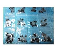 0.22UF~470UF 12 Values *10pcs =120pcs Aluminum Electrolytic Capacitor 0.47 1 2.2 4.7 10 22 33 47 100 220 Assortment Kit Set Pack AUOQKQUT