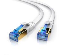 0.25m Flat Ethernet Cable Cat 8 40Gbit Network Cable Cat8 High Speed 40Gbps 25cm Patch Cable 2Ghz U FTP PIMF RJ45 Compatible Cat 5 6 7