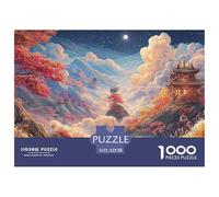 0_3 1000 Pièces Casse-tête Amusant, Stimulant Et Cérébral Puzzle, Jouets Éducatifs Uniques Et Stimulants,Stress Releasing Family Game, Cadeaux d'anniversaire pour Adultes Et Enfants 52x38cm/1000pcs