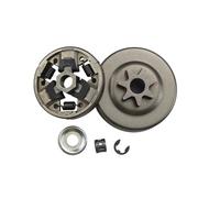 0.325-7T Kit de couverture de pignon de tambour d'embrayage compatible avec tronçonneuse MS261 MS261C MS271 MS271C MS291 MS291C Pièce de rechange #1121 160 2051, 1141 640 2001