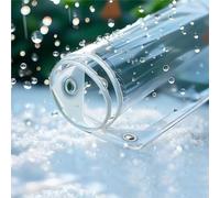 0.35mm Bâche imperméable Transparente avec Oeillet, Multifonction PVC Protection Baches pour Piscine, Jardin, Voiture, Mobilier 3.0m 3.5m 4.0m 4.5m 5m 5.5m 6m 6.5m(4x10m)