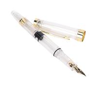 0 38 Mm 0 5 Mm Clear Fountain Pen Signer Calligraphie Business Writing Stationery School Fournit Clear Writing Fountain Stationery Office School Supplies