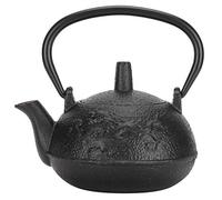 0.3L Cast Iron Teapot Kettle, Uncoated Japanese Style Iron Tea Pot with Double Chinese Dragon Pattern, Handcrafted Decorative Teapot for Home Teahouse or Gift Use