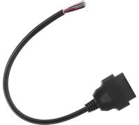 0.3m/1ft Connecteur d'extension OBD2 femelle 16 broches Câble d'ouverture de diagnostic pour scanner de voiture