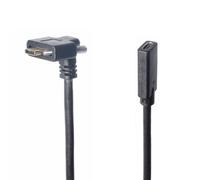 0.3M 270 Degree USB-C Type-c Gen 2 10Gbps Câble Industriel de Caméra USB 3.1 Type C Mâle à Mâle Machine Vision caméra Câble Avec Vis Serrure fixe