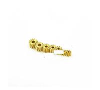 0.4 Modulus Brass Copper Gear Transimission Gear For 1mm 1.5mm 2mm 2.3mm shaft 14T 1.98MM HOLE RUAJOGYNVM