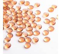 0.44 kg de Billes de Verre,Mini Perles de Verre Plates Roses~150 PCS pour Les remplisseurs de Vase,Roches d’Aquarium Mancala Gems pour Aquarium de Table(0,5''~ 0,7'')