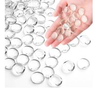 0.44 kg de Billes de Verre Trparent Perles de Verre Plates pour vases Cailloux pour déion Trparent Transparent PERLE
