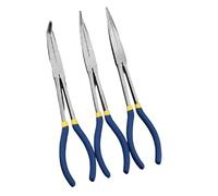 0/45/90 Degree Straight Bent Tip Equipment Long Nose Pliers Hand Tool Ergonomic Handle Equipment Bent Nose Pliers