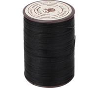 0,45 mm Ledernähen Wachskabel 160 m/Rollen Handarbeit Strickfaden (schwarz)