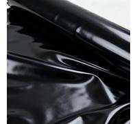 0.4mm Feuille de Caoutchouc Latex,Tissu Imperméable pour Latex DIY Cosplay Costumes 100cm Long,110cm Large (Noir)