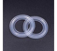 0.5 0.75 1 1.5 2 2.5 3 4 Tri Clamp Sanitaire Transparent Joint D'étanchéité En Silicone Bande Anneau Homebrew-38x50.5mm
