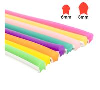 0.5-10m 6mm 8mm Silicone néon bande Tube pliable séparé nouvellement Flexible pour bricolage LED enseigne au néon étanche IP67 6mm