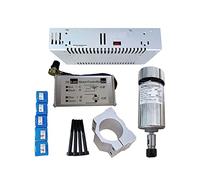 0,5 kW refroidi par air mandrin de broche ER11 CNC 200W300W400W500W Broche pinces à moteur / 52 mm/Alimentation/régulateur de vitesse for DIY CNC,Plus stable(300w package2)