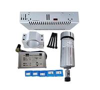 0,5 kW refroidi par air mandrin de broche ER11 CNC 200W300W400W500W Broche pinces à moteur / 52 mm/Alimentation/régulateur de vitesse for DIY CNC,Plus stable(500w package 4)