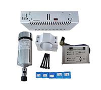 0,5 kW refroidi par air mandrin de broche ER11 CNC 200W300W400W500W Broche pinces à moteur / 52 mm/Alimentation/régulateur de vitesse for DIY CNC,Plus stable(400w package 3)