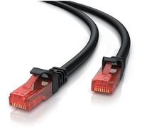 0.5 m 50 cm Ethernet Network Cable RJ45 Category 6 Shielded UTP PIMF CAT6 RJ45 250Mhz 1Gbps for Gigabit Networks LAN Routers Modems Switches Black