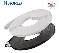 0.5m 1m 2m 3m 5m 10m 15m 20m 30m câble Ethernet plat CAT6 câble RJ45 Patch LAN CAT 6 câble réseau pour ordinateur routeur ordinateur portable White