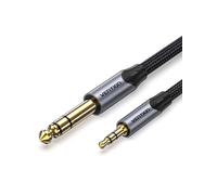 0.5m 3.5mm Jack to 6.35mm 6.35mm 1/4"" to 3.5mm TRS Male to Male Aux Jack Stereo Cable for Laptop Speaker Amplifier Bass Mixer