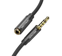 0.5m Audio Jack Extension Cable Nylon Braided 3.5 mm Male to Female Jack for Headphones,iPod,iPhone,iPad,Car,Car Radios,Smartphones,MP3 Players,PS4,PC