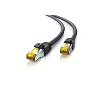 0,5m Ethernet Câble CAT 7 Gigabit LAN Réseau 10Gbps 2x fiches RJ45 S/FTP Blindage PC / Switch / Router / Modem / TV Box / Boîtiers ADSL / Consoles de