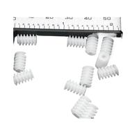 0.5M Worm Gear POM DIY electronic starter Output Spindle 6/7/8/9/10MM Diameter 0.8/1/1.5/2/2.5mm Spiral Vortex Rod Toy accessories CZAOINCU(7MM-2A-Double)