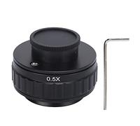 0.5X Adaptateur de Microscope Adaptateur de Monture C pour Adaptateurs D'interface de Microscope Stéréo Trinoculaire Tube de microscope stéréo trinoculaire