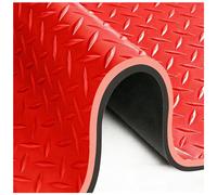0.6 × 1.0m Tapis de Garage, Revêtement de Sol PVC Épais 5.0mm, Tapis de Sol pour Voiture, Voiture de Golf, Moto, Motif Diamant pour Entrepôt, sous-Sol, Salle de Sport