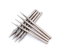 0.6-4.0mm tête de meulage de diamant 2.35mm tige de mèches d'aiguille de meulage bavures pour outils de gravure de gravure de Jade de pierre en métal, 2.0mm