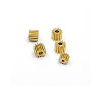 0.6 Modulus 8T 9T 10T 12T Teeth Copper Metal Gear 1.98mm Aperture electronic starter Spindle Gearwheel Fit 2mm 3.175mm Shaft RUAJOGYNVM(8T 1.98mm Hole)