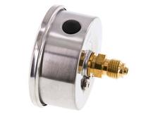 0..60 Bar (0..870 psi) Manomètre à glycérine Arrière Acier inoxydable/laiton 63 mm Classe 1.6
